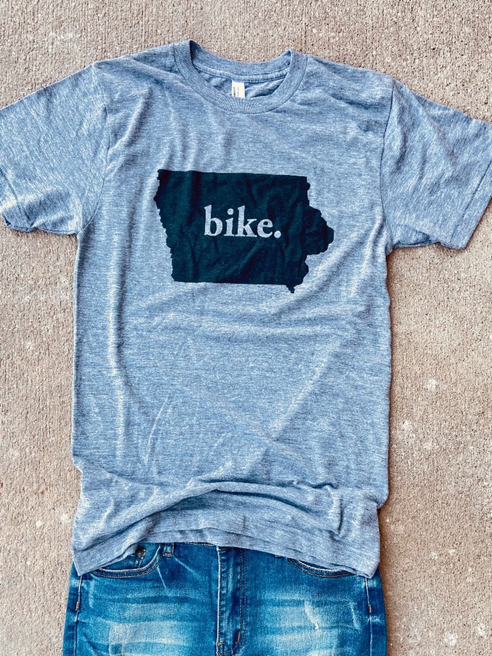 Bike Iowa American Apparel Tee (RAGBRAI)